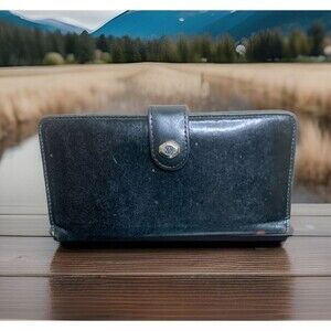 Bosca Handmade Wallet Old Leather by Bosca 14 Card Slot Used